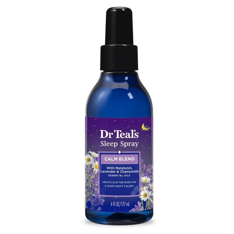 Dr Teal's Sleep Spray with Melatonin, Lavender & Chamomile Essential Oils, 6 fl oz for charity and healing program